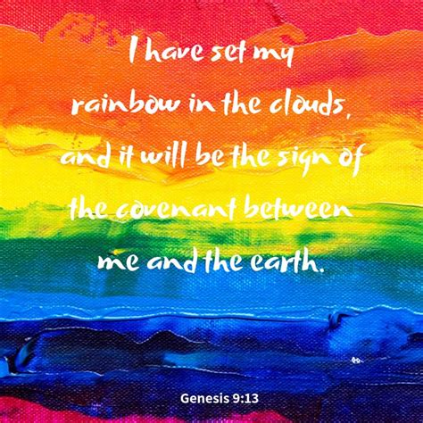 Genesis 9:13 | Genesis 9:13, The covenant, Scripture