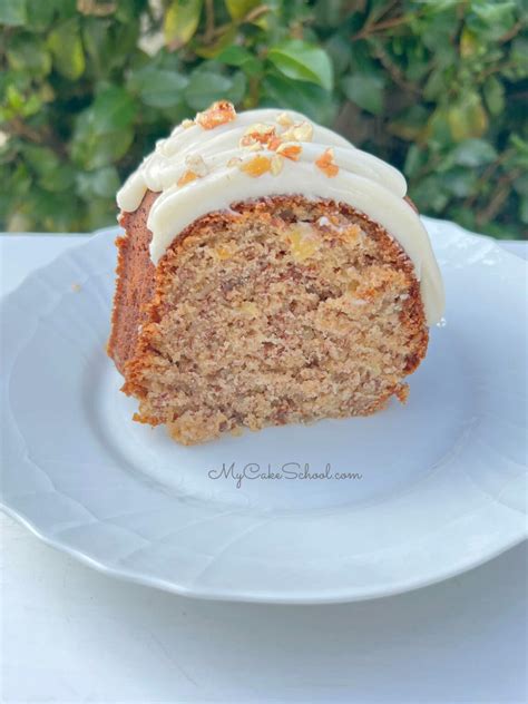 Hummingbird Bundt Cake - My Cake School