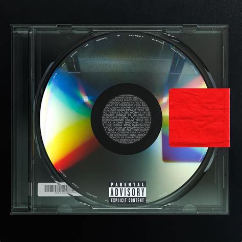 ArtStation - Yeezus cd album cover in 3d