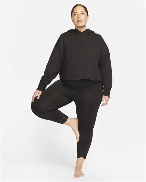Nike Yoga Luxe Women's Cropped Fleece Hoodie (Plus Size). Nike UK