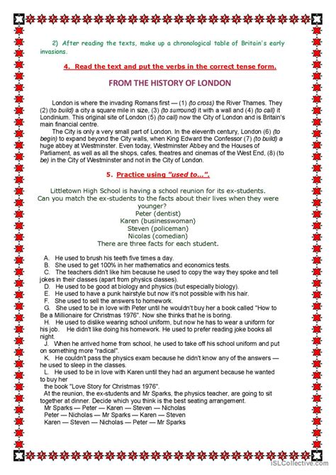 History of England reading for detai…: English ESL worksheets pdf & doc