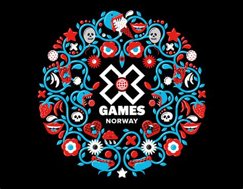 X GAMES NORWAY 2018 Artwork + Visual identity on Behance