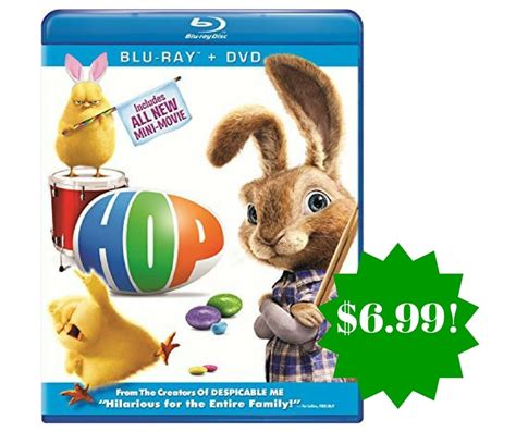 Amazon: Hop (Blu-ray + DVD + Digital HD) Only $6.99 (Reg. $23)