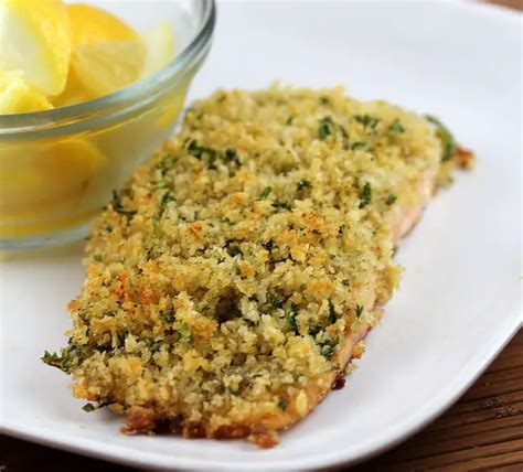 Oven Baked Panko Crusted Salmon - Cully's Kitchen