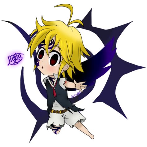 Meliodas Chibi (Demon Form) by Ashirei on DeviantArt