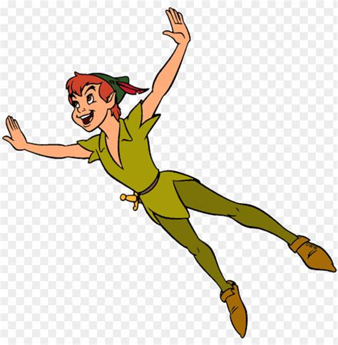 Eter Pan Flying Clipart - Disney Peter Pan Flyi PNG Transparent With ...