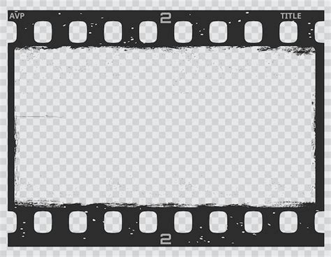 Premium Vector | Grunge movie film strip vintage filmstrip frame