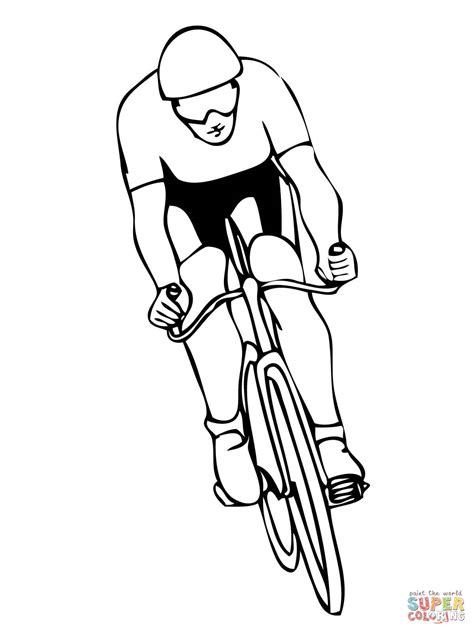 Cycling Sport coloring page | Free Printable Coloring Pages