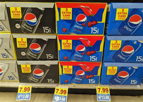 Pepsi 8-Pack Bottles or 12 Or 15-Pack Cans As Low As $2.87 At Kroger ...