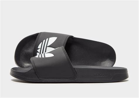 Black adidas Originals Adilette Slides - JD Sports Global