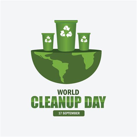 vector graphic of world cleanup day good for world cleanup day ...