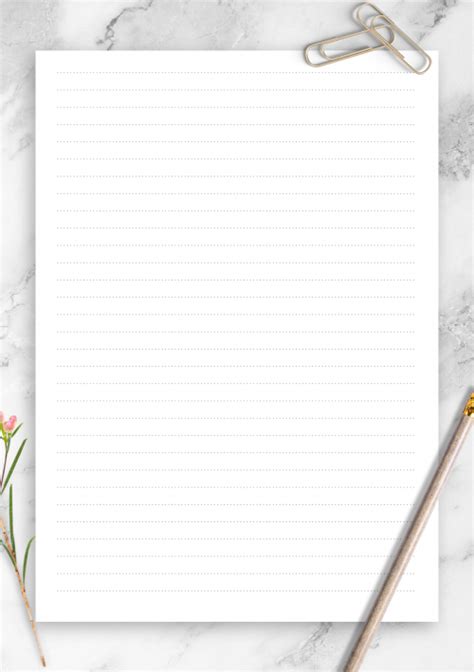 Ms Word Lined Paper Template | PDF Template