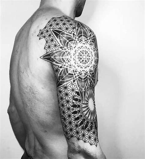 100 Amazing Dotwork Tattoo Ideas That You'll Love | Geometric tattoos ...