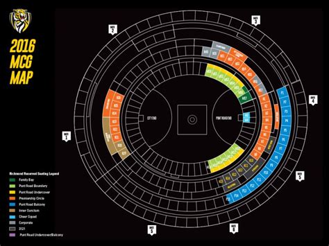 Mcg Seating Map Virtual Tour