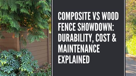 Composite vs Wood Fence: Durability, Cost & Maintenance | Sky Fence ...