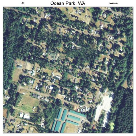 Aerial Photography Map of Ocean Park, WA Washington