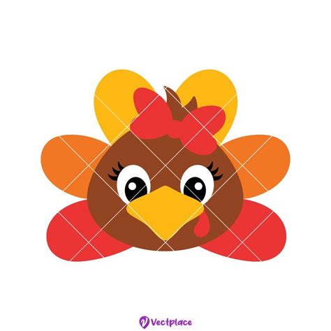 Baby Turkey Svg, Thanksgiving Svg, Cut File, Cricut, Png, Vector