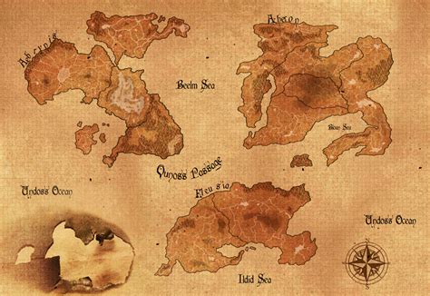 Fantasy World Map by MellieMD on DeviantArt