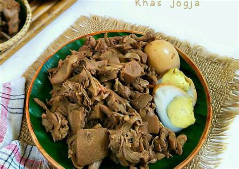 Resep Gudeg Nangka khas Jogja oleh Yuliana.Menjoi - Cookpad