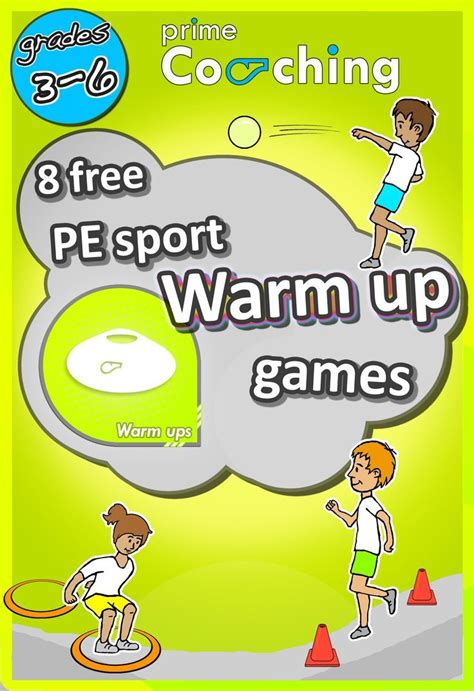 8 FREE PE Sport LESSON Warm Up Games - Grades 3-6 | Warm up games, Pe ...