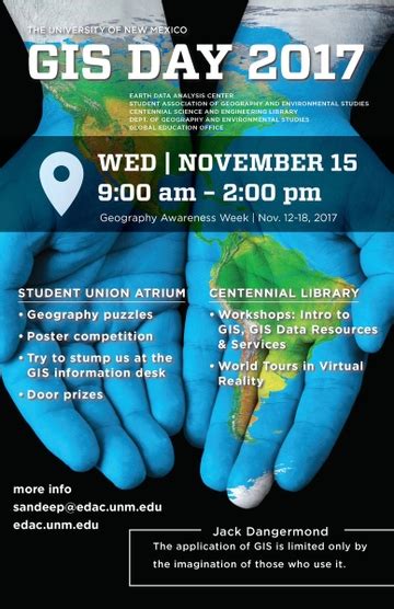 Geography Awareness Week: GIS Day Poster Competition and Janet Franklin Lecture: UNM Newsroom