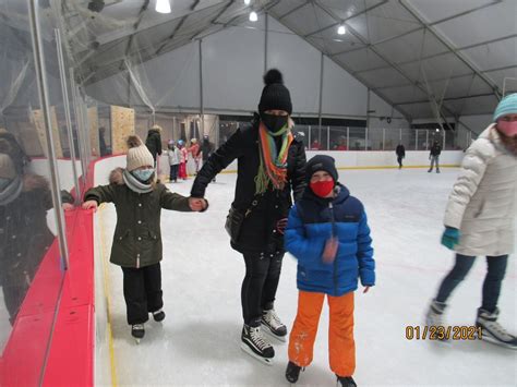 Clark residents lace up their skates for a night on the ice - nj.com