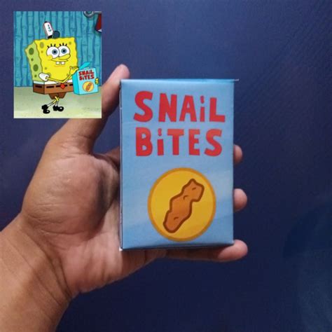 Jual snail bites spongebob | Shopee Indonesia