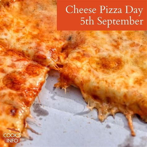 Cheese Pizza Day - CooksInfo