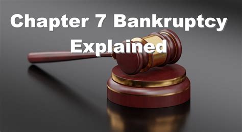 Chapter 7 Bankruptcy Explained | Maryland Bankruptcy Attorney, Chapter ...