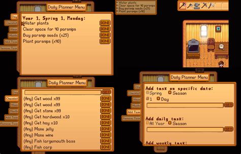 Daily Planner at Stardew Valley Nexus - Mods and community