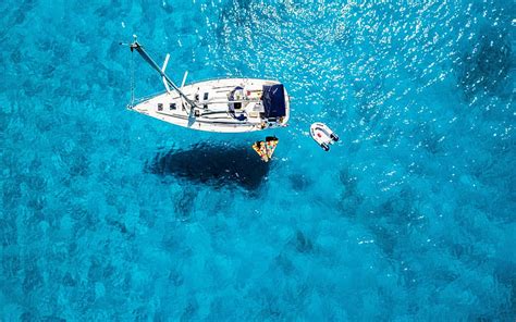 HD wallpaper: Landscape, Relax, Woman, Summer, Yacht, Sea, Mood, Boat ...