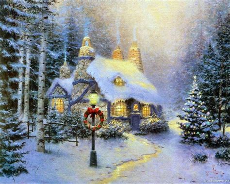 Thomas Kinkade Nativity Wallpapers - Top Free Thomas Kinkade Nativity ...