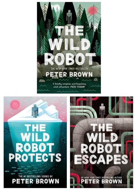 The Wild Robot Series 3 Books Collection (The Wild Robot, The Wild ...