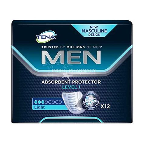 Tena Men Pads Level 1 12 Pack | Inish Pharmacy | Ireland