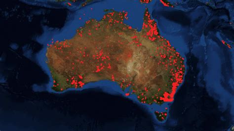 What to know about the maps showing the Australia fires