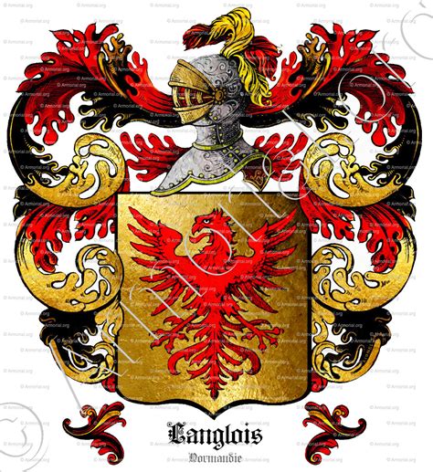 LANGLOIS - Armoiries, blason, Etymologie et origine, nom de famille ...