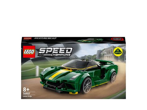 LEGO 76907 Speed Champions Lotus Evija Race Car Toy Model for Kids, Collectible Set with Racing ...