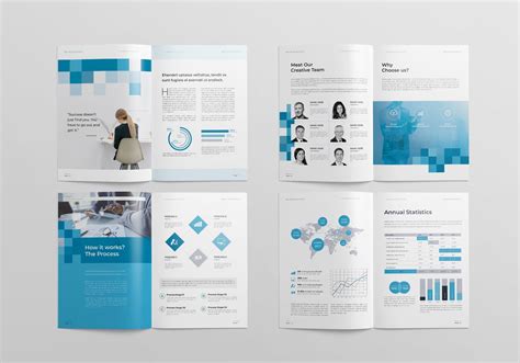 A4, Agency, Annual Report, Brochure, Business, Catalog, Clean, Company, Company Profile ...