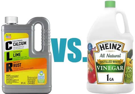 CLR vs Vinegar: Does CLR work better than vinegar? - Cleannr