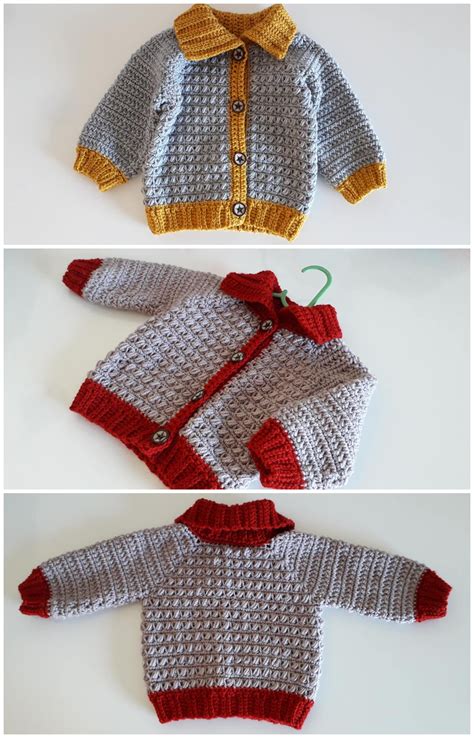 Crochet Cardigan For Baby Boys - Crochet Ideas