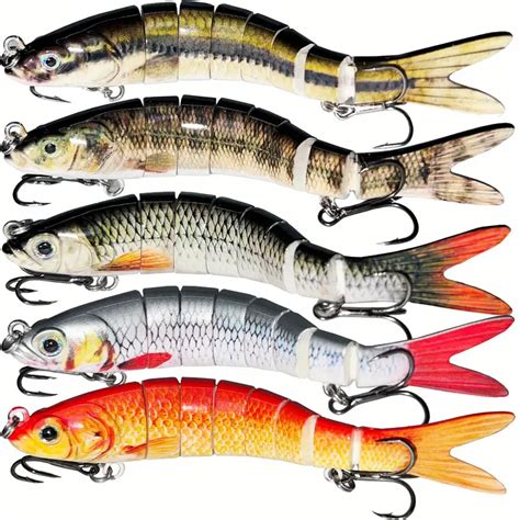 Fishing Lures Bass Trout Multi Jointed Swimbaits Slow - Temu