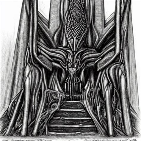 a pencil drawing of an alien throne by H.R Giger | Stable Diffusion | OpenArt