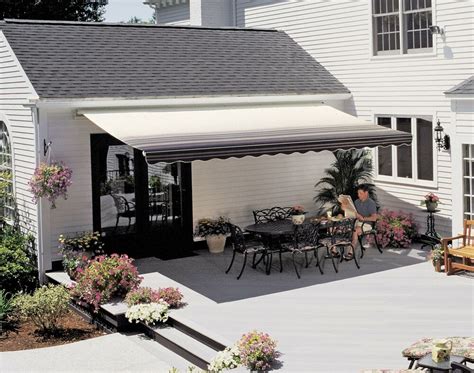 SunSetter Motorized Retractable Awning, 12 x 10 ft. Outdoor Deck & Patio Awnings | eBay
