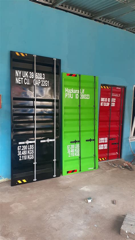 Pintu Container, Container Door Kini, Industrial Furniture, Container, Doors, Ideas, Thoughts, Gate