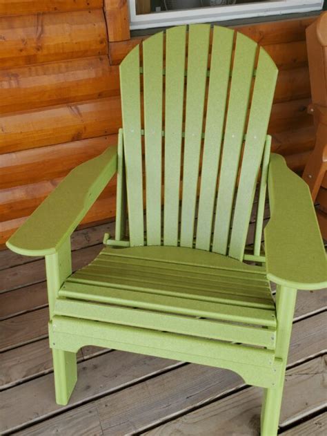 Poly Lumber Foldable Adirondack Chair (Color – Teal)