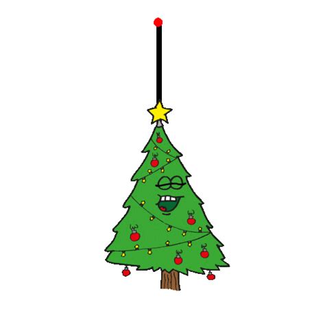 Funny Christmas Tree Swaying Doodle - Custom Doodle for Google