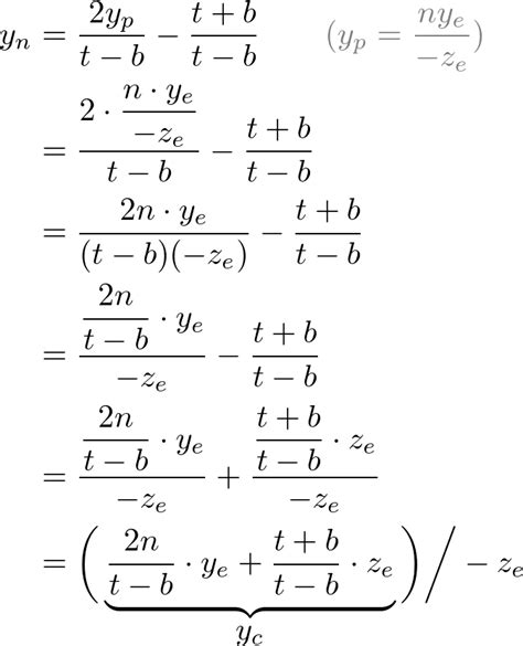 OpenGL Projection Matrix