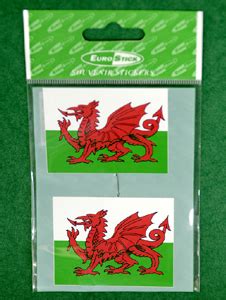 Wales Flag Sticker | Welsh Tartan