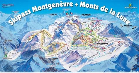 Montgenèvre Trail Map | Liftopia