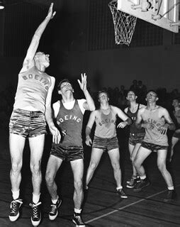Boeing basketball players, circa 1955 | Item 31309, Ben Evan… | Flickr